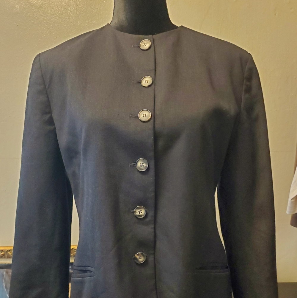 Jones New York Black Jacket 12 P Petite